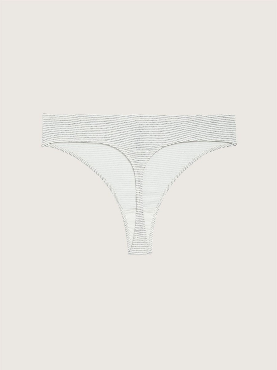 Lingerie Penningtons | Striped Thong With Bow - Ti Voglio