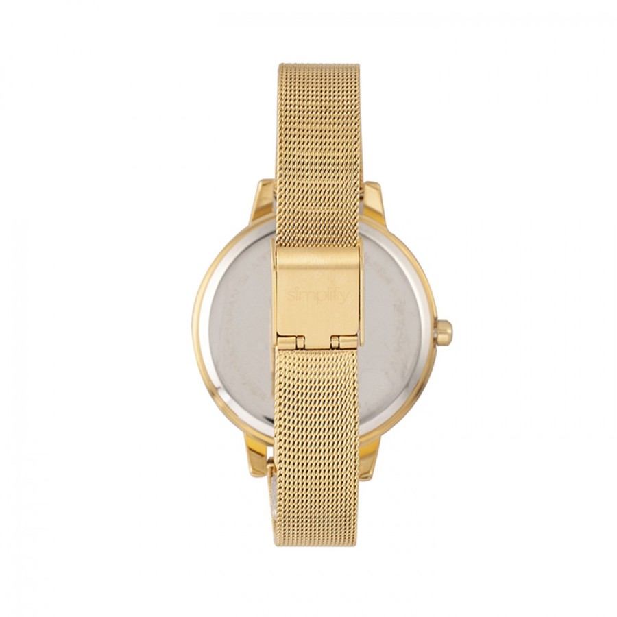 Accessories Penningtons | Simplify - The 5800 Mesh Bracelet Watch - Gold/Purple - Penningtons