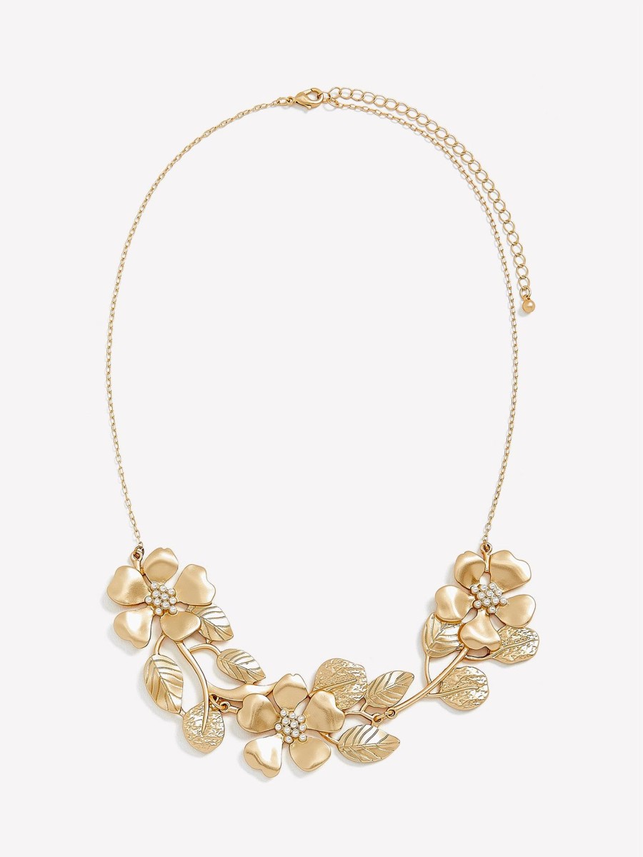 Accessories Penningtons | Short Matte Flower Necklace