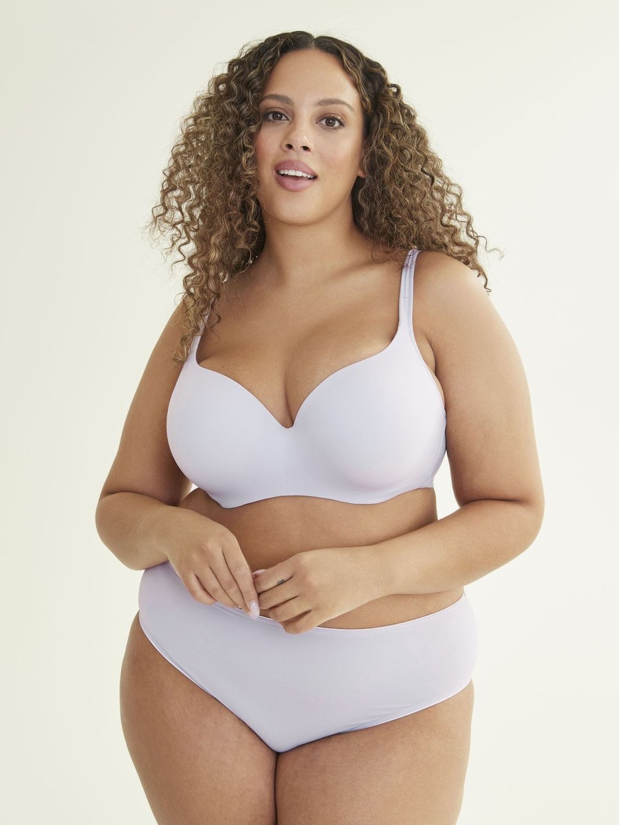 Addition Elle Penningtons | Solid Microfiber Underwire T-Shirt Bra - D Esse Collection