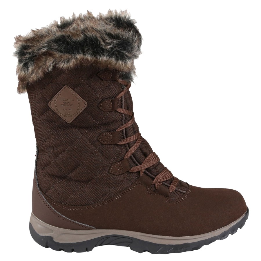 Shoes Penningtons | Regatta - Great Outdoors Womens/Ladies Newley Faux Fur Trim Thermo Boots - Penningtons