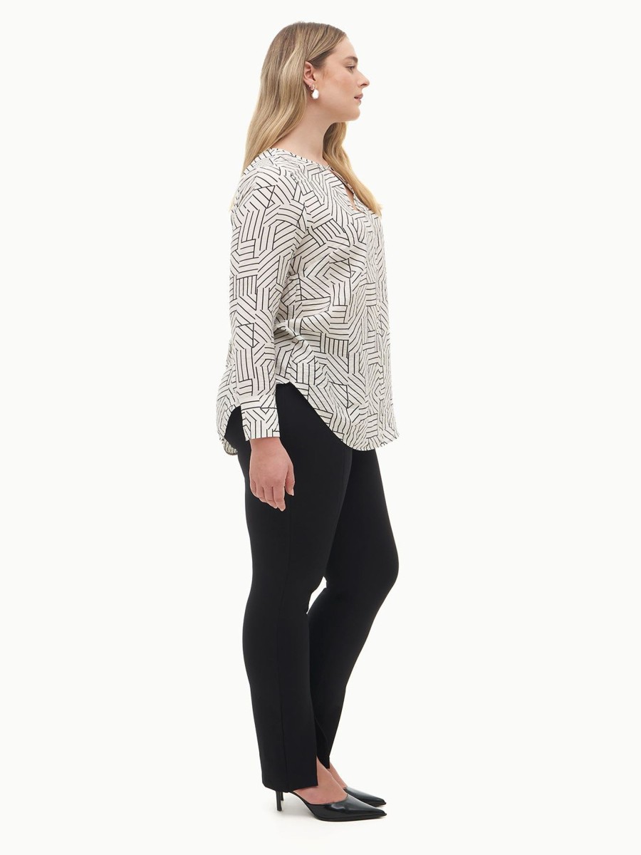 Addition Elle Penningtons Tops | Responsible, Long-Sleeve Blouse - Addition Elle