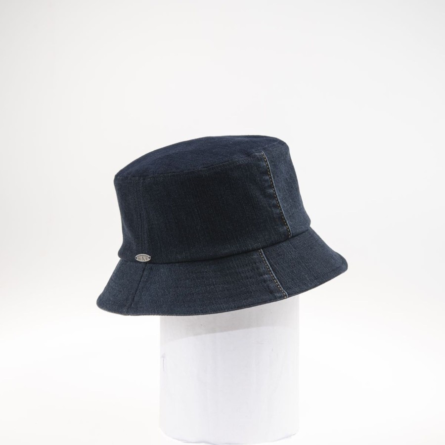 Accessories Penningtons | Canadian Hat 1918 - Jillian - Bucket Hat In Upcycled Jeans - Penningtons