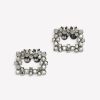 Shoes Penningtons | Square Rhinestone Shoe Clips, Set Of 2