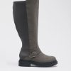 Shoes Penningtons | Extra Wide Width, Tall Lug Sole Boots With Round Buckle