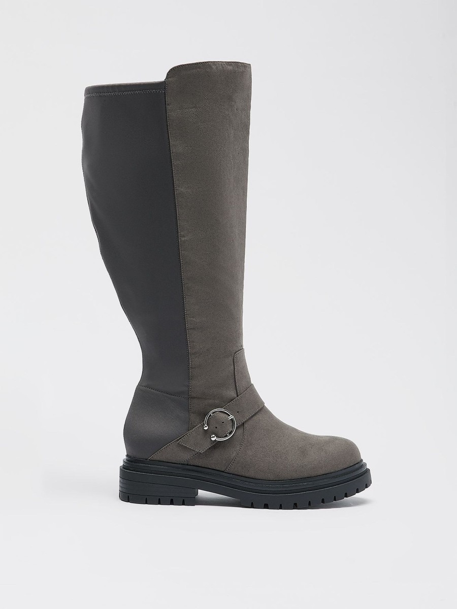 Shoes Penningtons | Extra Wide Width, Tall Lug Sole Boots With Round ...