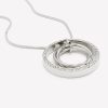 Accessories Penningtons | Long Necklace With Multiple Ring Pendant