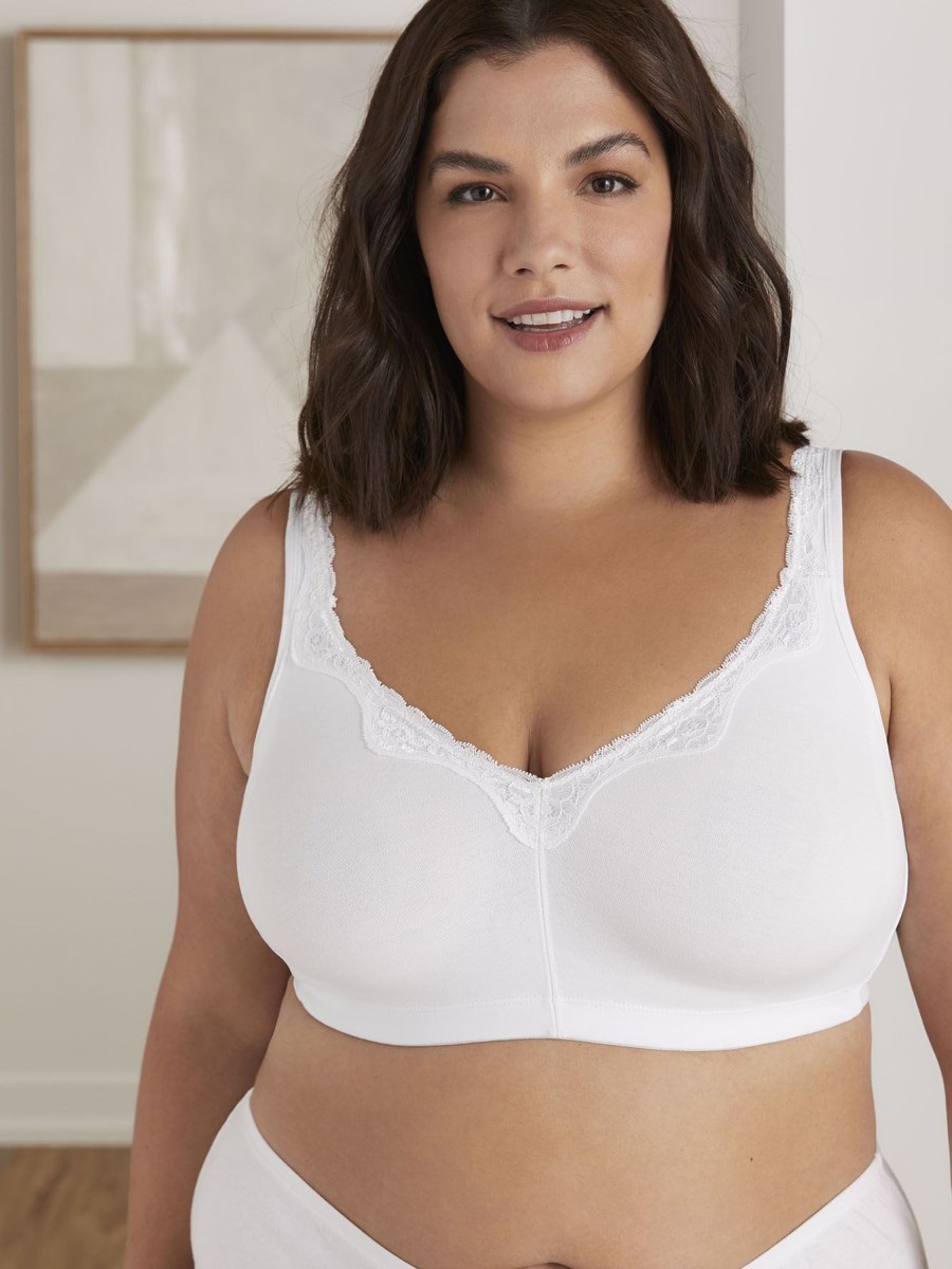 Lingerie Penningtons | Cotton Wireless Basic Bra, G-H Cups - Tivoglio