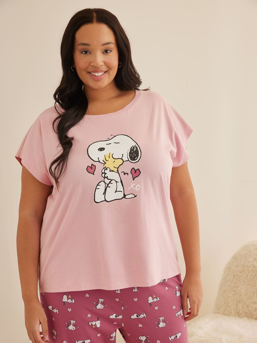 Lingerie Penningtons | Pajama Top With Snoopy Print - Ti Voglio