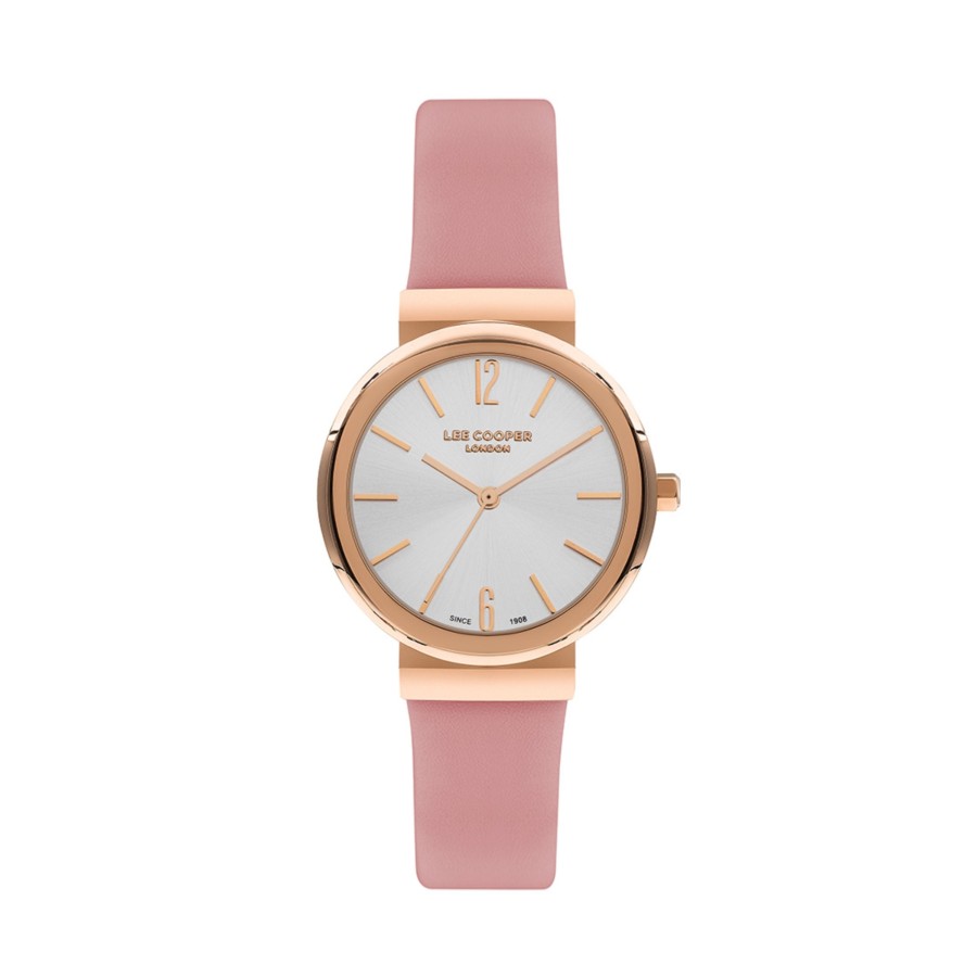 Accessories Penningtons | Lee Cooper-Women'S Rose Gold 34Mm Watch W/Silver Dial - Penningtons