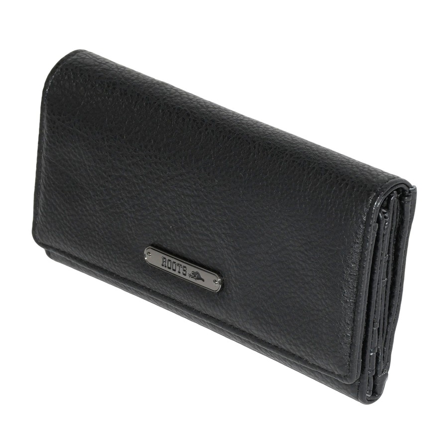 Accessories Penningtons | Roots Ladies Slim Trifold Clutch Wallet - Penningtons