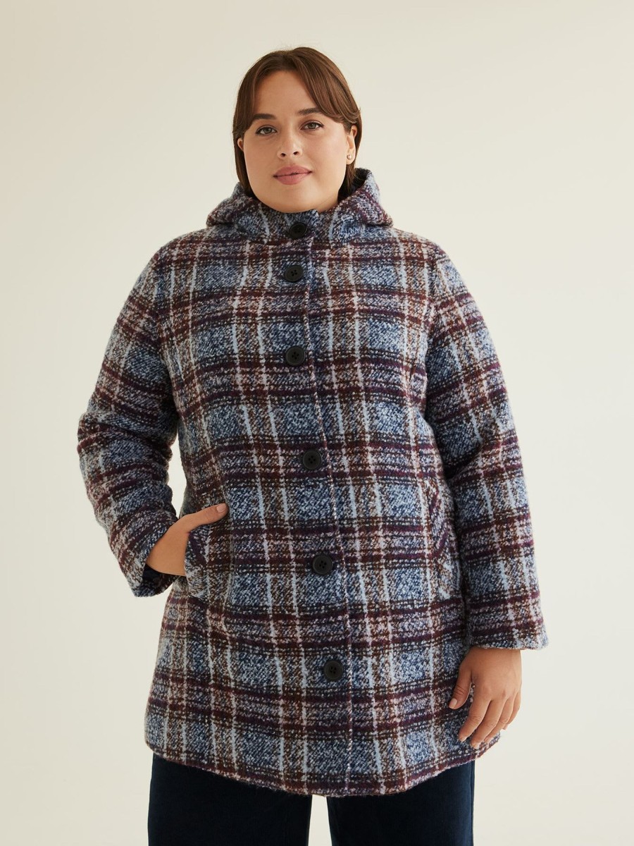 Clothing Penningtons | Responsible, Plaid Coat With Hood