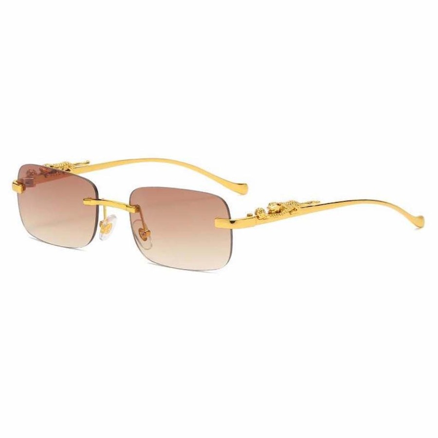 Accessories Penningtons | Pink & Goldtone Jaguar Arm Sunglasses- Don'T Ask - Penningtons