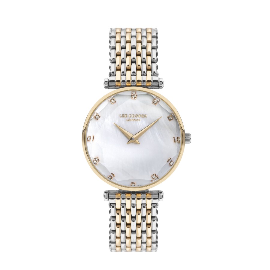 Accessories Penningtons | Lee Cooper-Women'S Rose Gold 33Mm Watch W/White Dial - Penningtons