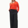 Clothing Penningtons | Pinstripe Wide-Leg Pant - Addition Elle