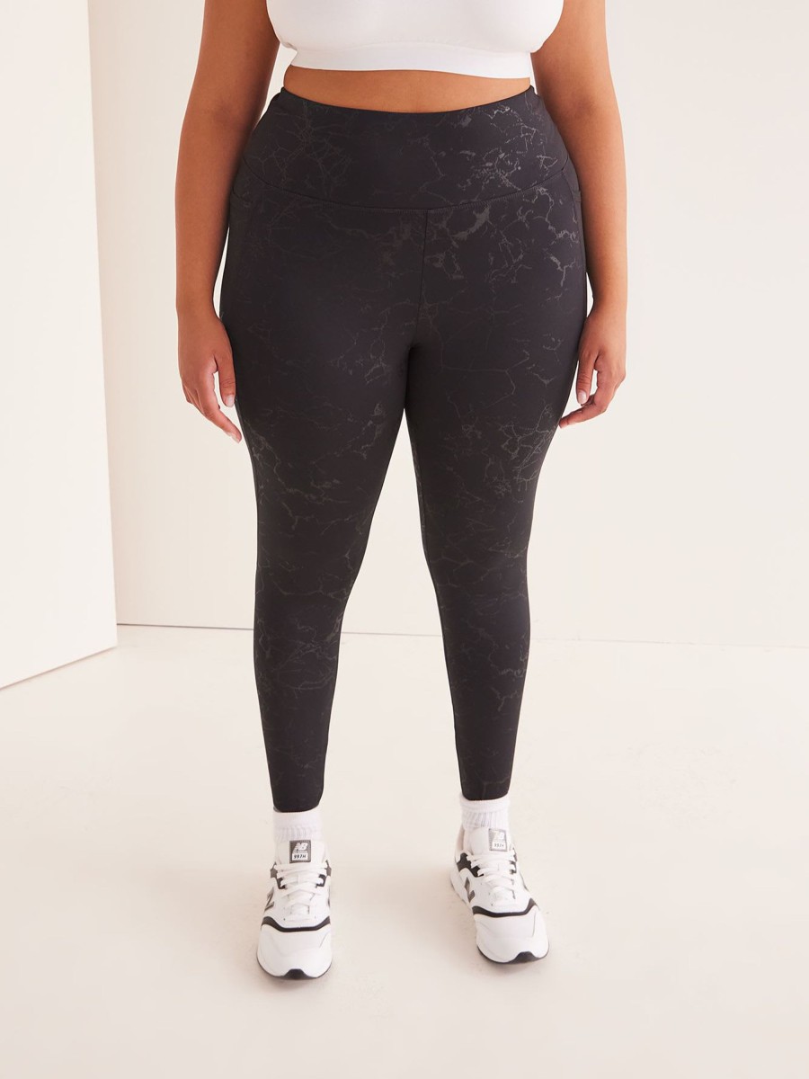 Clothing Penningtons | Foil Printed Legging With Pockets - Active Zone