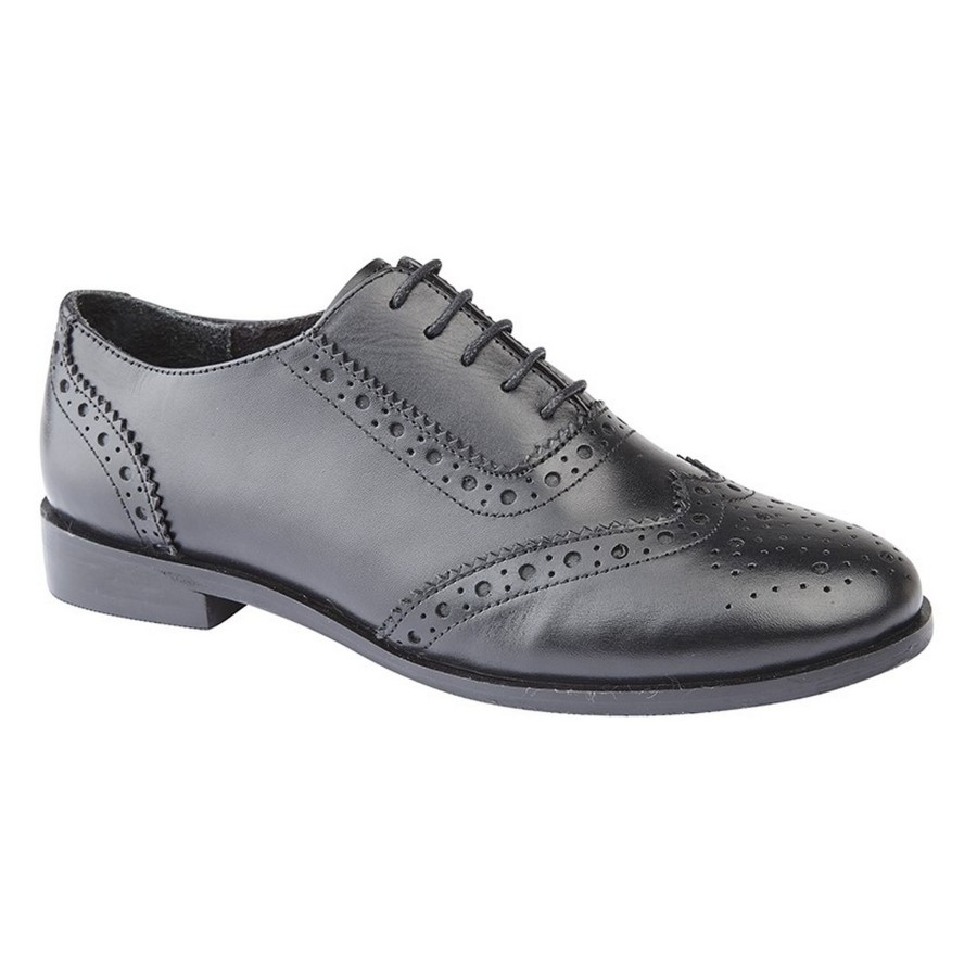 Shoes Penningtons | Cipriata - Womens/Ladies Violetta Leather Brogue Oxford Shoes - Penningtons