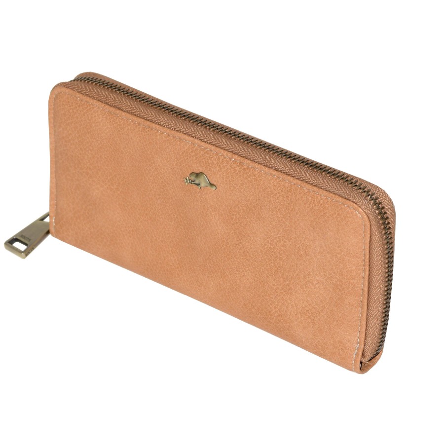 Accessories Penningtons | Roots Ladies Slim Zipper Round Wallet - Penningtons