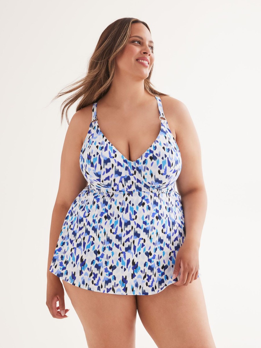 Clothing Penningtons | Printed Underwire Swimdress