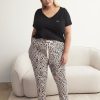 Lingerie Penningtons | Cotton Jogger Pyjama Pant With Leopard And Heart Print - Ti Voglio