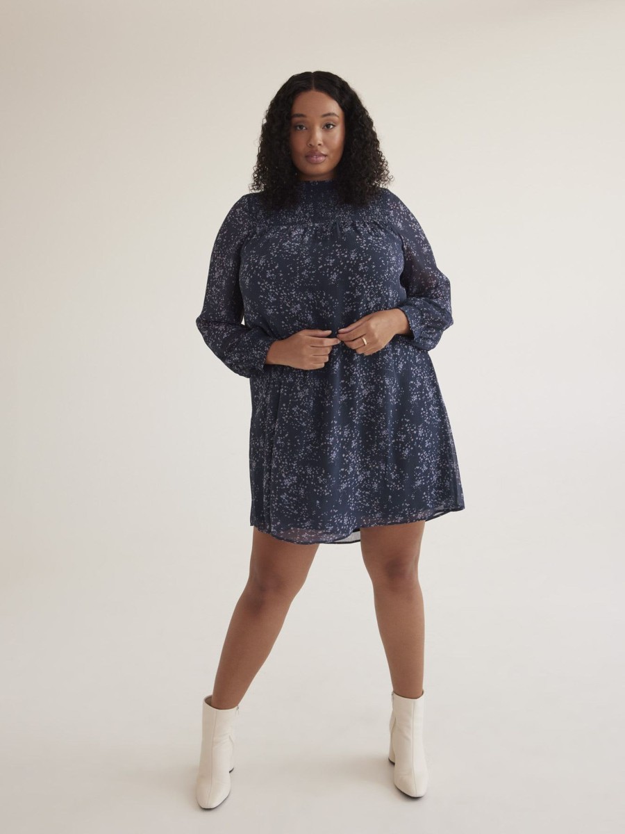 Clothing Penningtons | Lightweight A-Line Smocked Dress