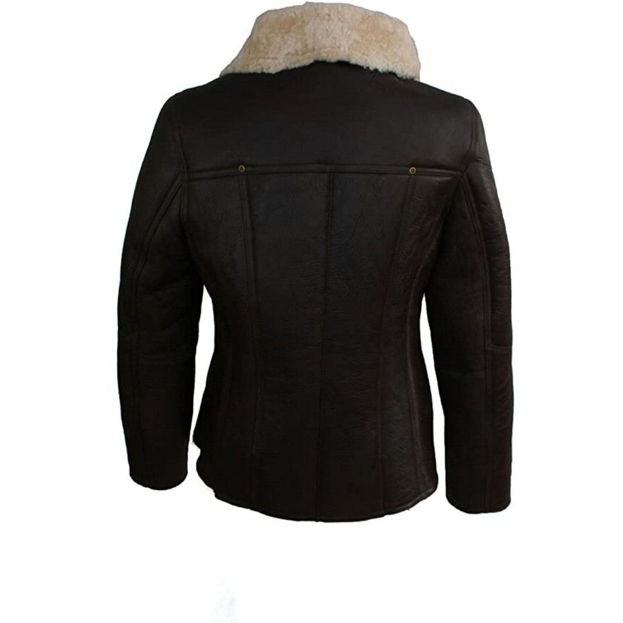 Clothing Penningtons | Eastern Counties Leather - Womens/Ladies Celene Aviator Sheepskin Coat - Penningtons