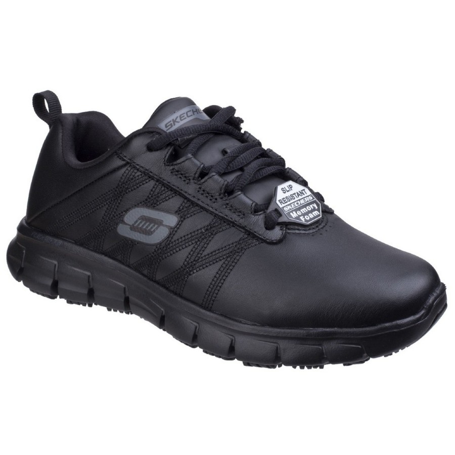 Shoes Penningtons | Skechers - Womens/Ladies Sk76576Ec Sure Track Erath Sr Ladies Lace Up Shoes - Penningtons