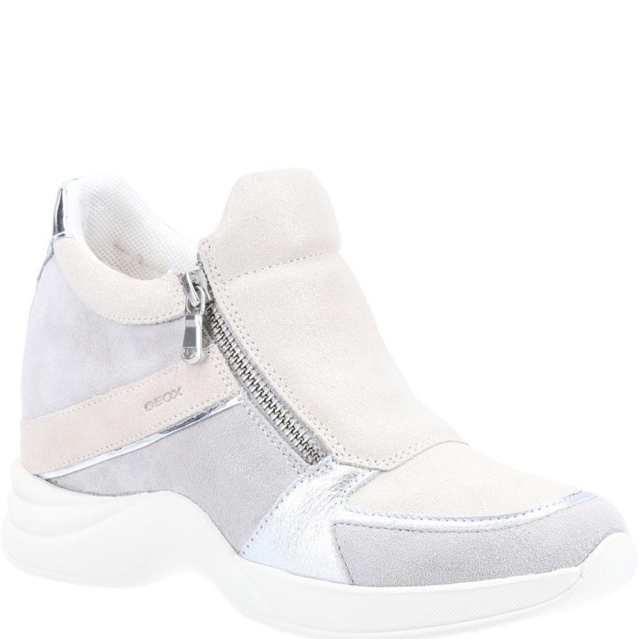 Shoes Penningtons | Geox - Womens/Ladies Armonica Leather Sneakers - Penningtons