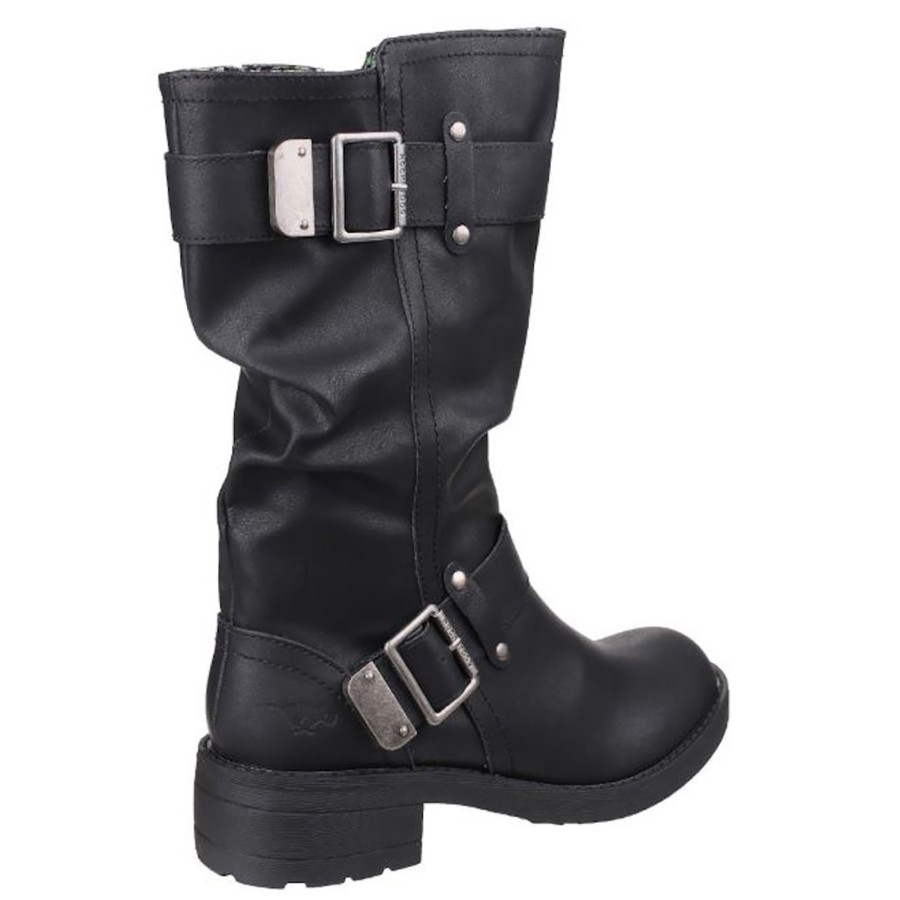 Shoes Penningtons | Rocket Dog - Womens/Ladies Trumble Faux Leather Biker Boots - Penningtons