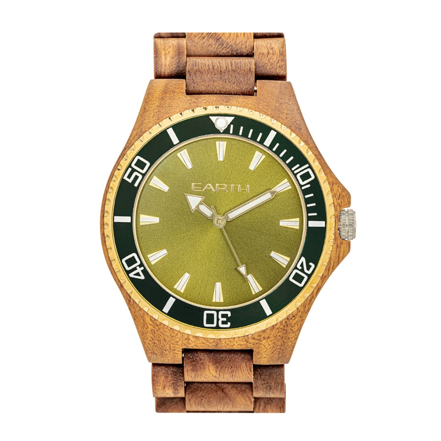 Accessories Penningtons | Earth Wood - Centurion Bracelet Watch - Dark Brown - Penningtons