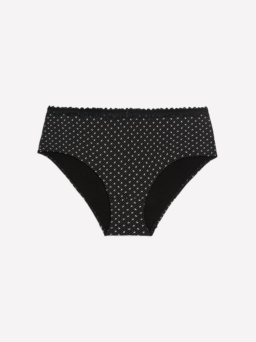 Lingerie Penningtons | Leaf And Polka-Dot High-Cut Brief - Ti Voglio