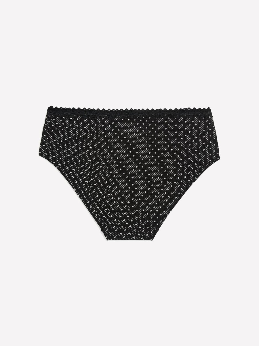 Lingerie Penningtons | Leaf And Polka-Dot High-Cut Brief - Ti Voglio