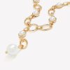 Accessories Penningtons | Chain And Pearl Necklace