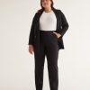 Clothing Penningtons | Responsible, Curvy Fit, Solid Straight Leg Pant