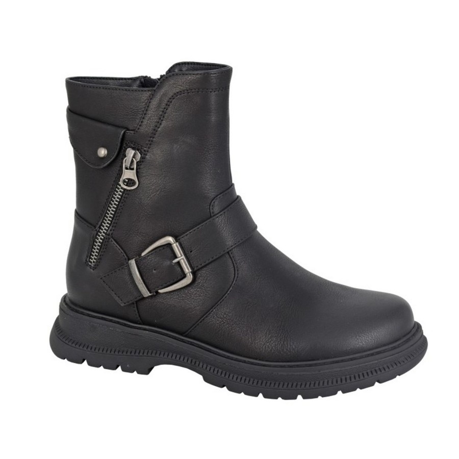 Shoes Penningtons | Cipriata - Womens/Ladies Tilda Pu Biker Boots - Penningtons