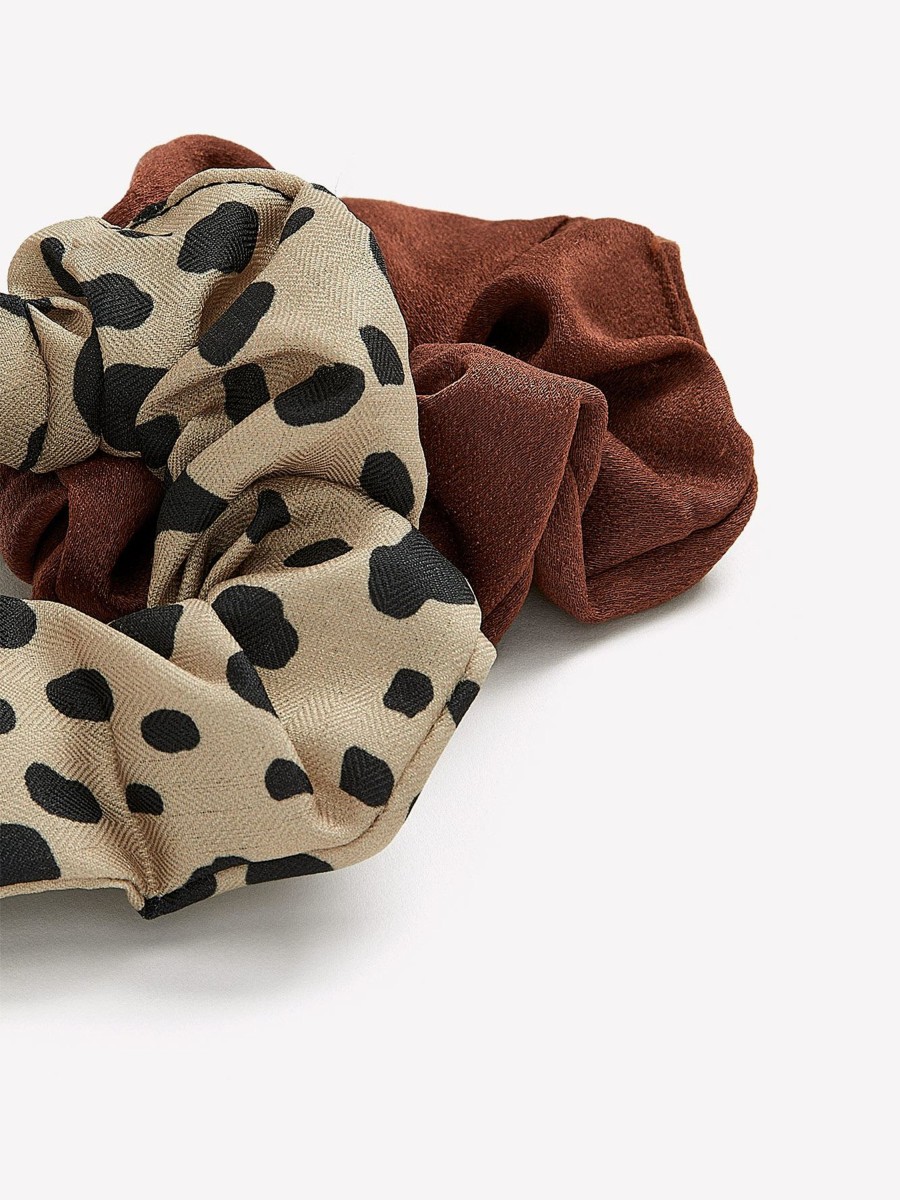 Accessories Penningtons | Assorted Animal-Print Scrunchies, Set Of 2