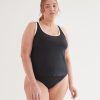 Clothing Penningtons | Black Ribbed Tankini - Active Zone