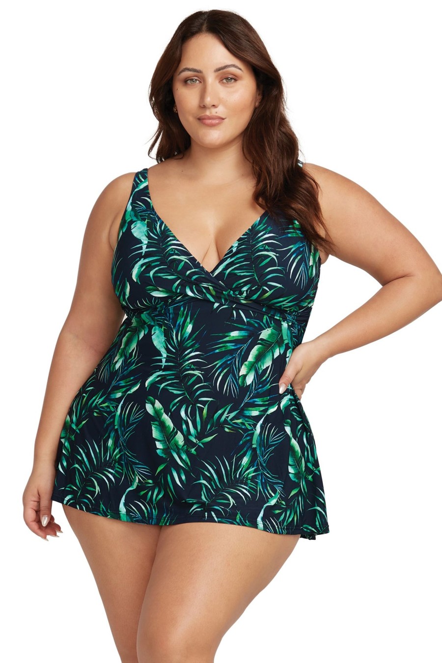 Clothing Penningtons | Artesands Palmspiration Delacroix Multi Cup One Piece Swimdress - Penningtons