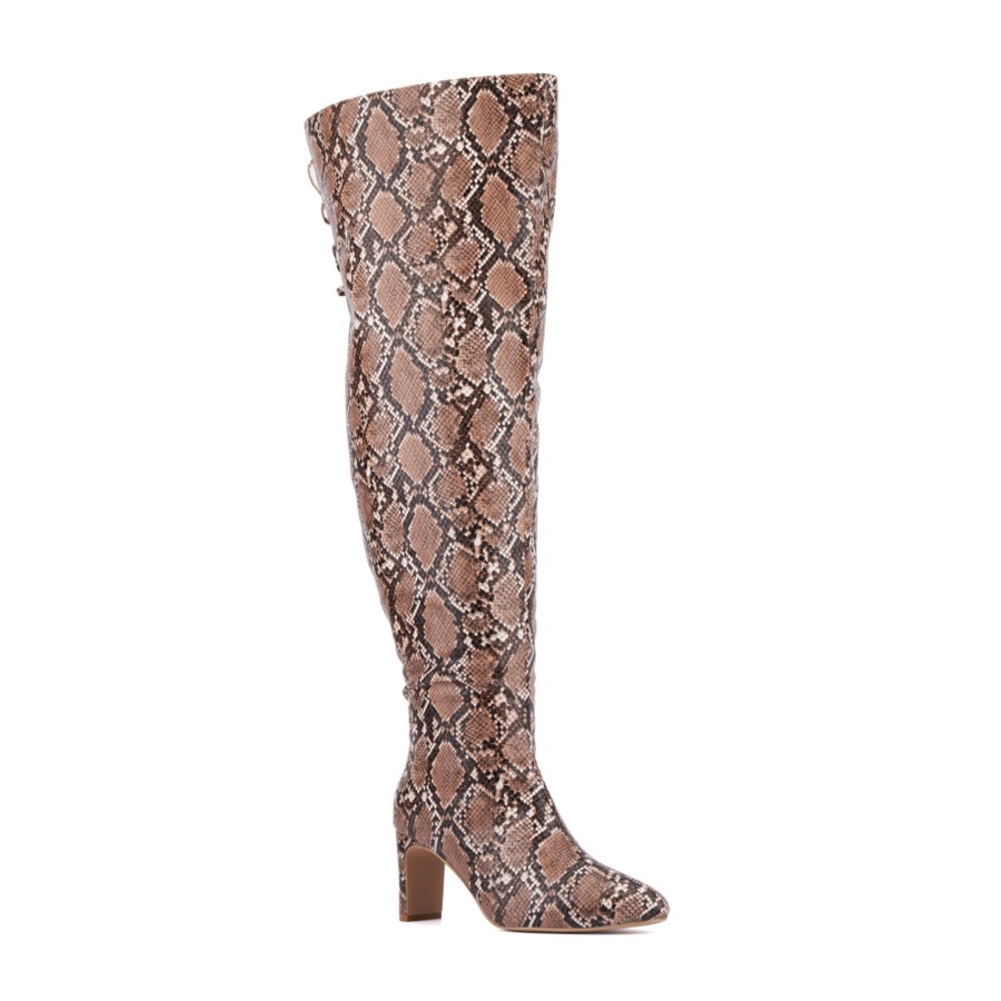 Shoes Penningtons | Women'S Hayya Thigh High Boot - Wide Width - Penningtons