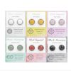 Accessories Penningtons | Gemstone Set Of 6 Circular Stud Earrings: White Quartz, Citrine, Pink Quartz, Aventurine, Red Jasper & Black Moonstone By Don'T Ask - Penningtons