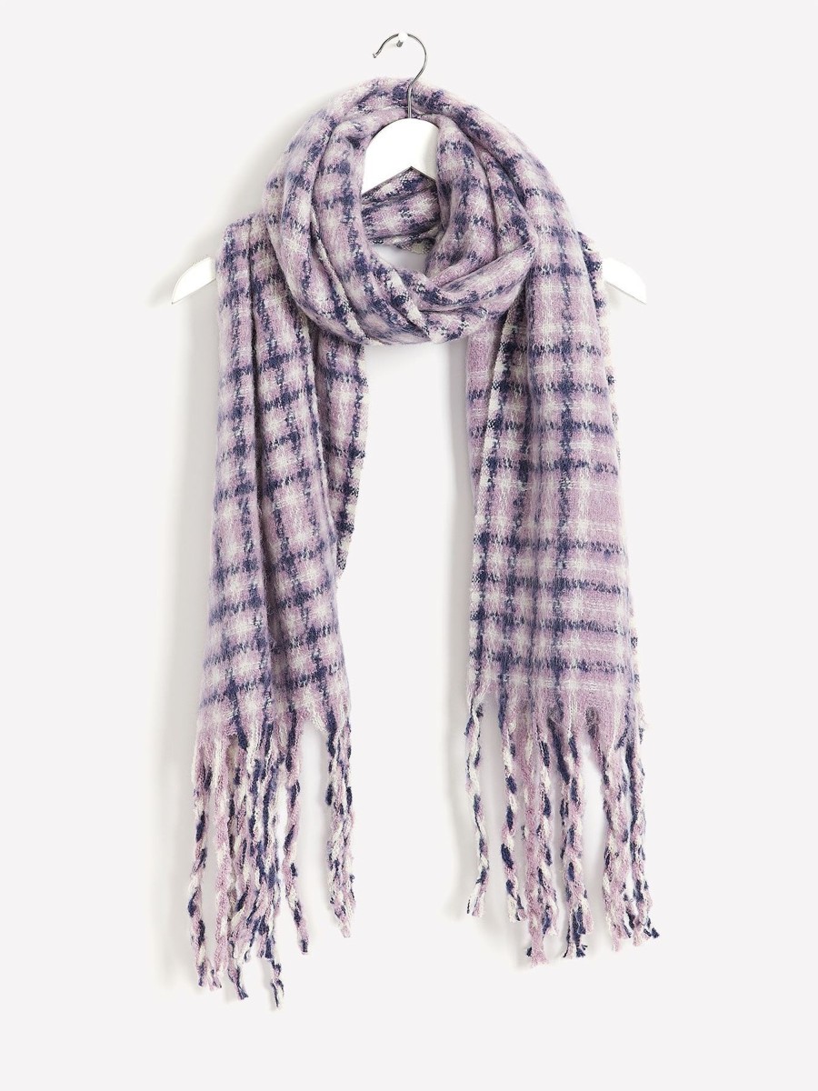 Accessories Penningtons | Soft Lilac Plaid Scarf