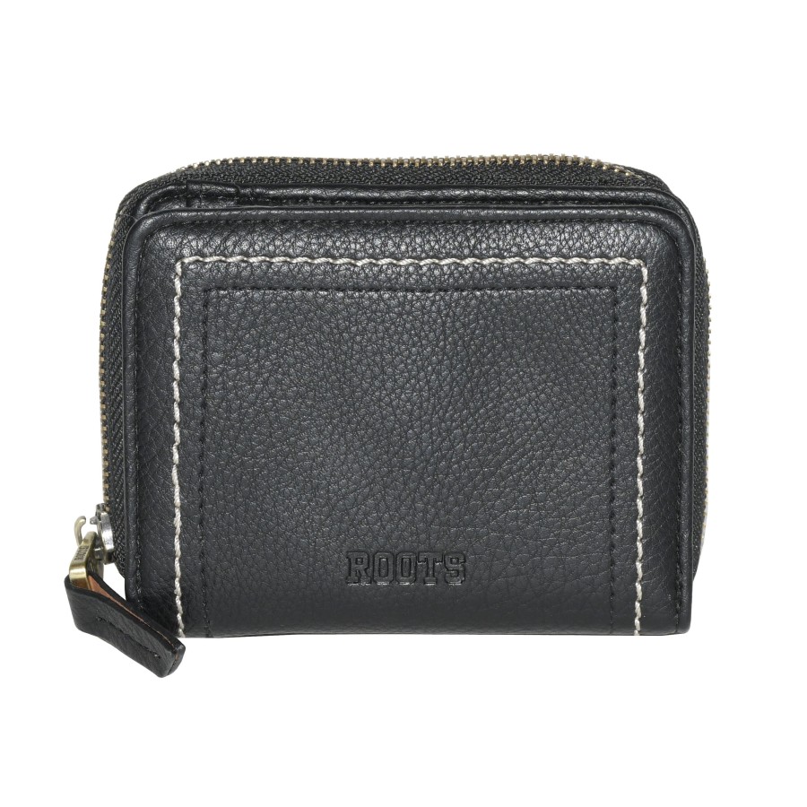 Accessories Penningtons | Roots Ladies Compact Zip Around Snap Wallet - Penningtons