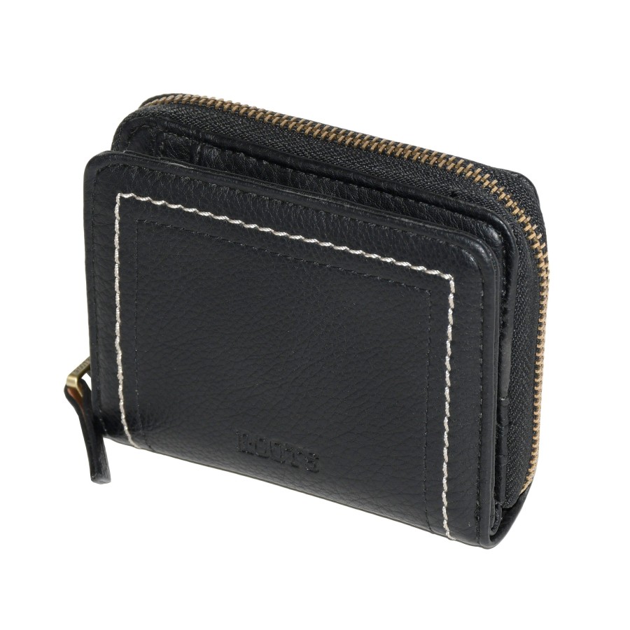 Accessories Penningtons | Roots Ladies Compact Zip Around Snap Wallet - Penningtons