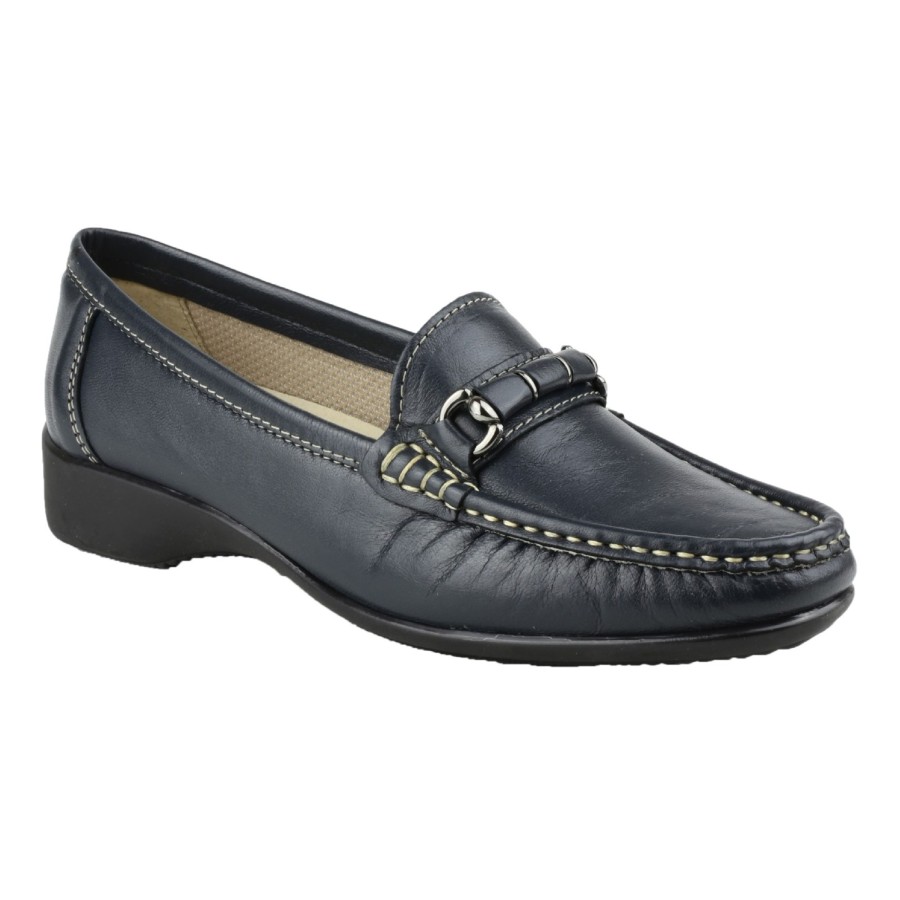 Shoes Penningtons | Cotswold - Barrington Ladies Loafer Slip On Shoes - Penningtons