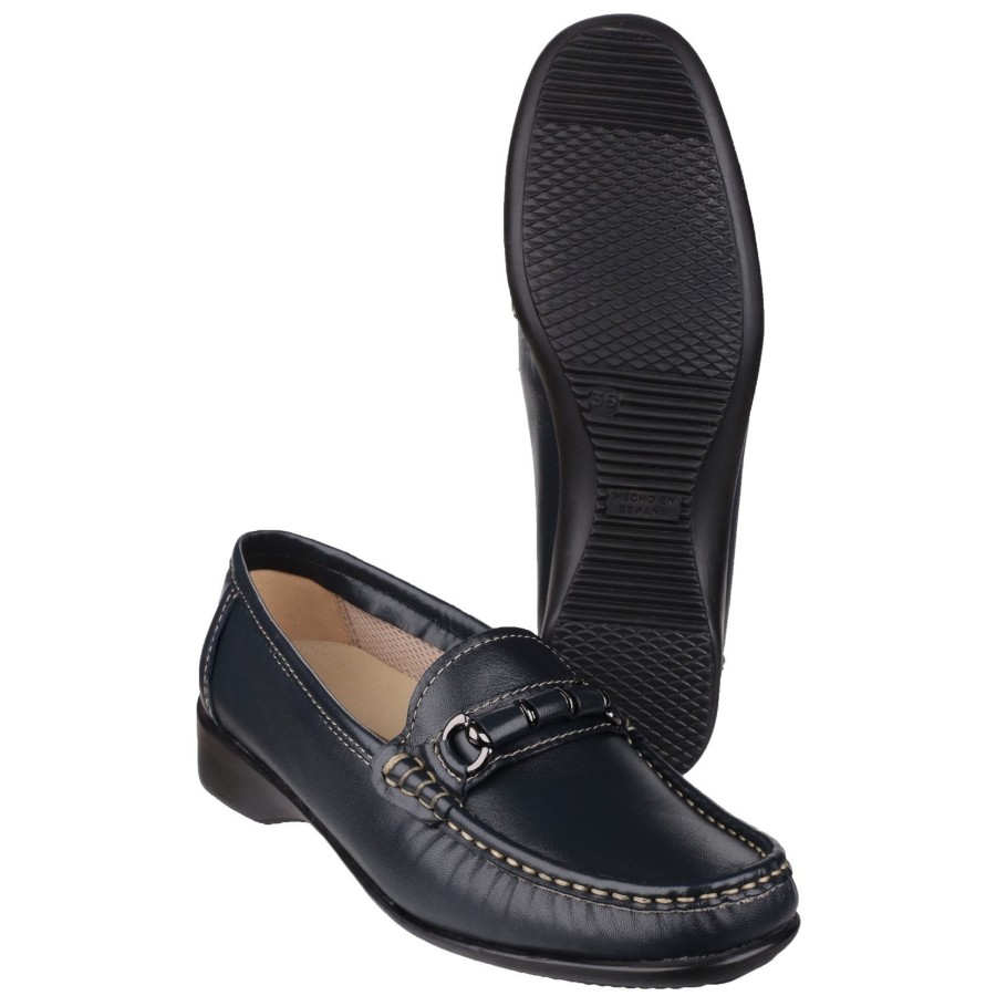 Shoes Penningtons | Cotswold - Barrington Ladies Loafer Slip On Shoes - Penningtons