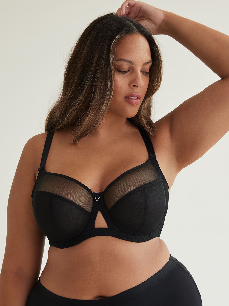 Lingerie Penningtons | Underwire Balconette Mesh Bra - Curvy Kate