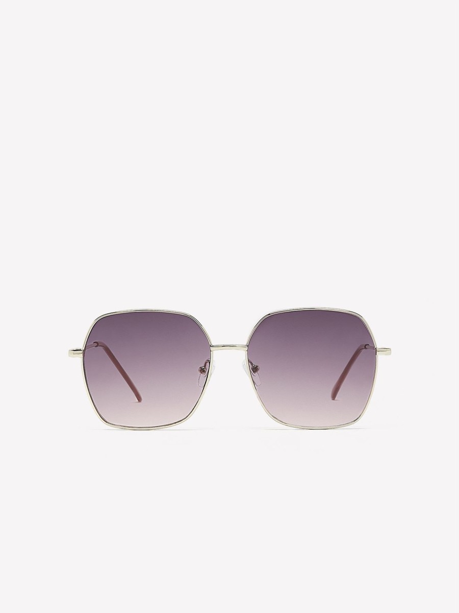 Clothing Penningtons | Geometrical Ombre Metal Sunglasses