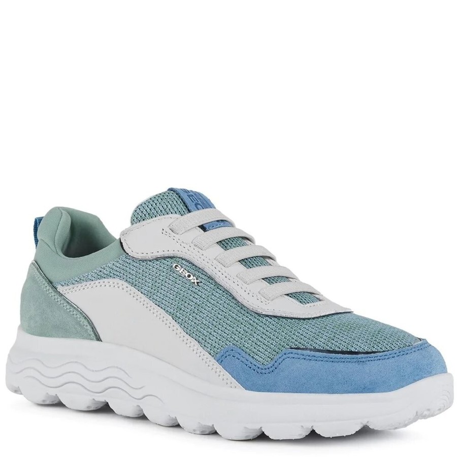 Shoes Penningtons | Geox - Womens/Ladies Spherica Nappa Leather Sneakers - Penningtons