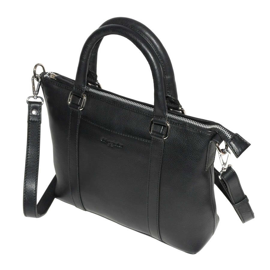 Accessories Penningtons | Club Rochelier Leather Crossbody With Top Handles - Penningtons