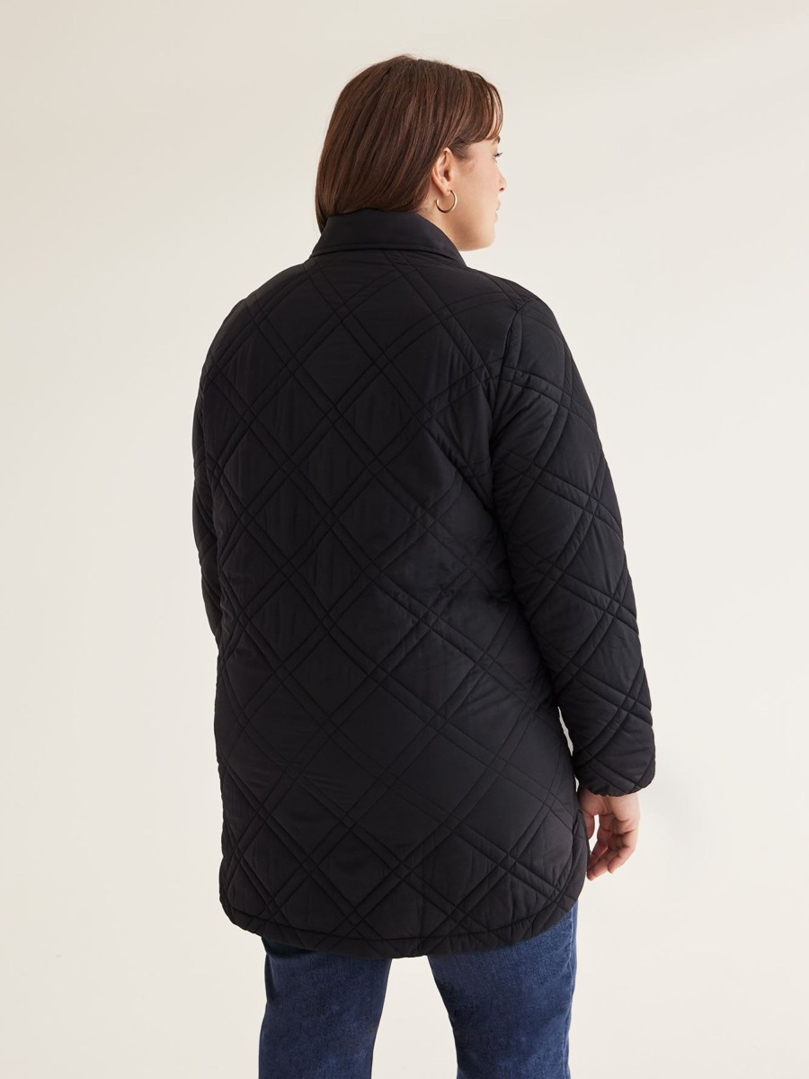 Clothing Penningtons | Responsible, Quilted High-Low Jacket